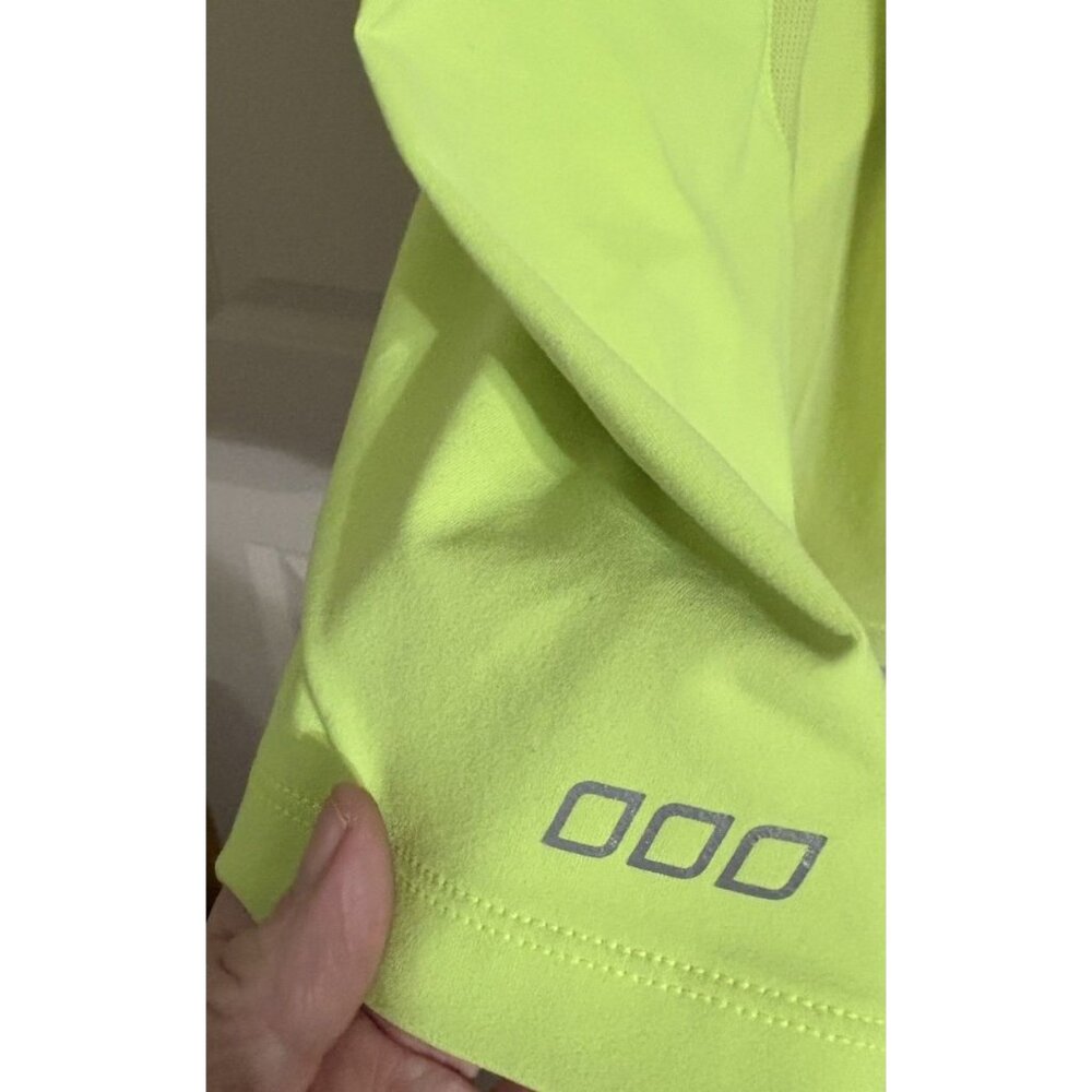 Lorna Jean Neon Green Racerback Tank Mesh Womens Size Large - Picture 3 of 6